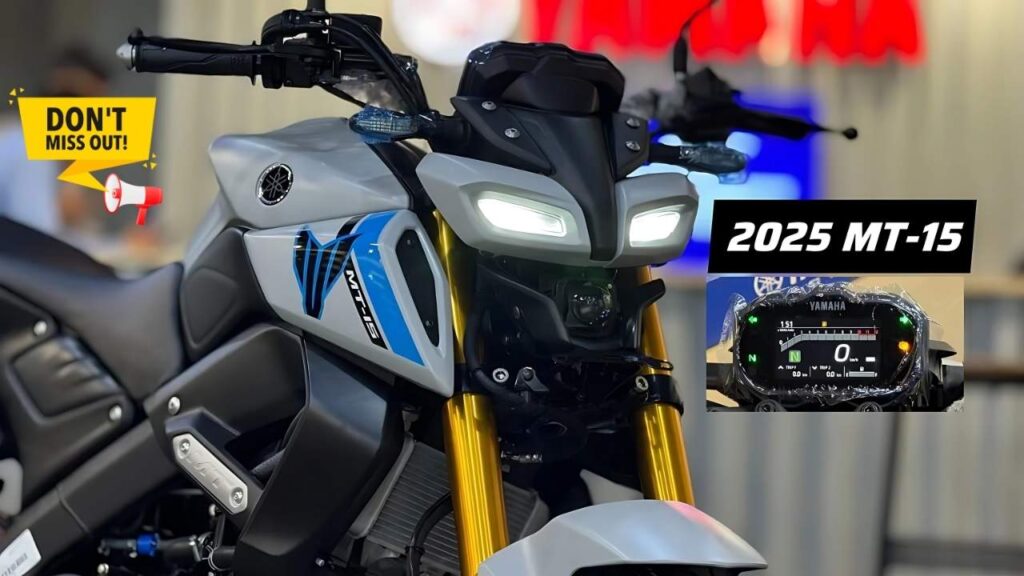 Yamaha MT 15 2025 Launched – Sporty Design, LED Headlamps, Advanced Features and Superior Ride Quality