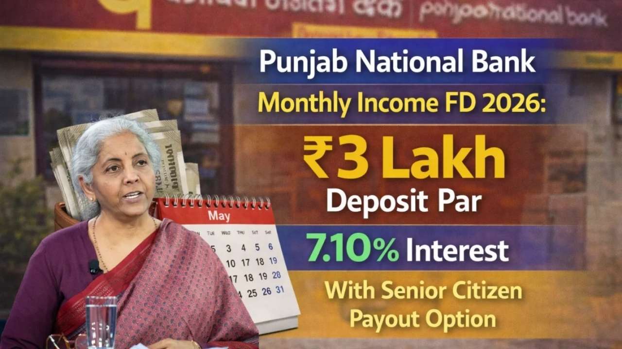 PNB Monthly Income FD 2026: Earn Steady Monthly Interest on ₹3 Lakh Deposit
