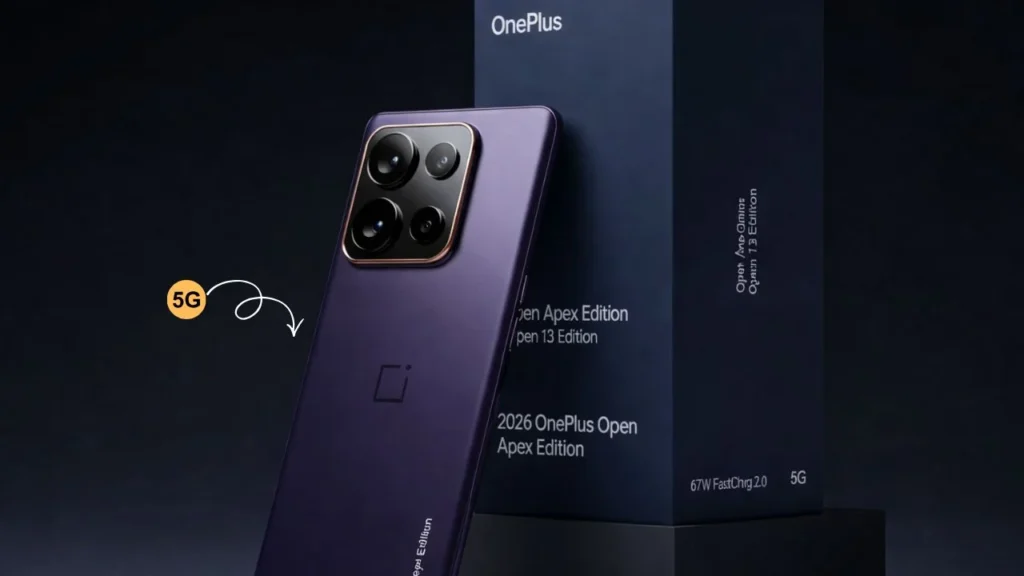 OnePlus Open Apex Edition 6G 2026 Launched: Massive 8000mAh Battery, Foldable Display & Premium Design