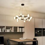 Dutti D0023 Contemporary LED Chandelier creative personality living room Nordic minimalist luxury restaurant Designer bedroom clothing store led glass magic bean 15 head diameter 58cm