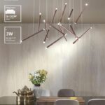 Dutti D0068 LED Chandelier Modern minimalist office front desk creative personality art hotel bar decoration LED Pendant Light showroom shop